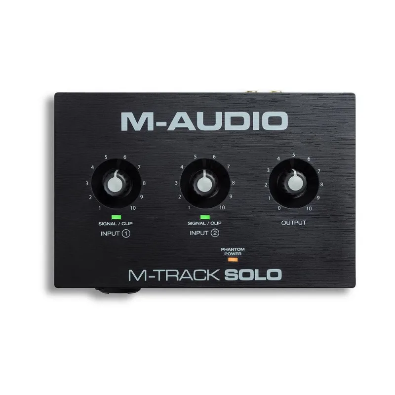 Interface De Áudio M-audio M-track Solo Usb