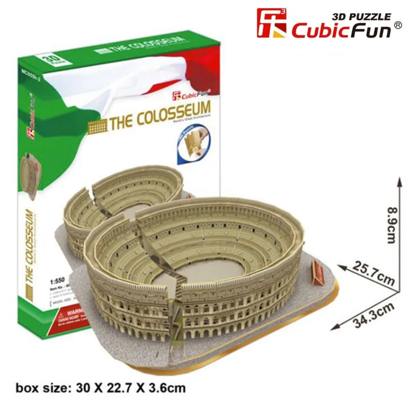 Quebra-Cabeça 3D - Coliseu - Cubic Fun Cubic Fun