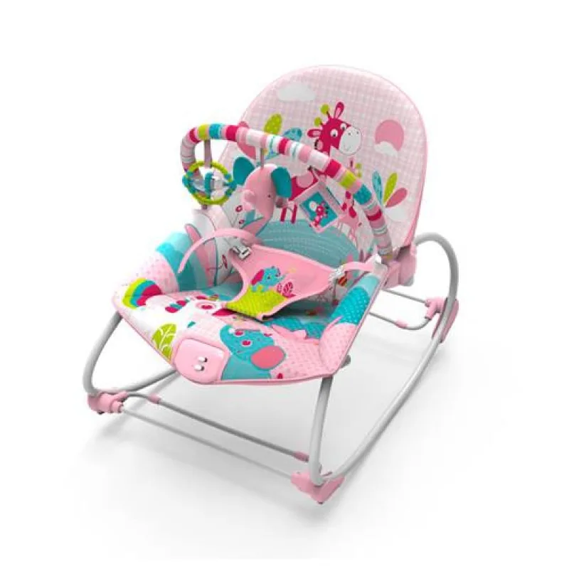 Cadeira de Descanso Mastela Rocker 18kg Musical e Vibratória Girafa 26667