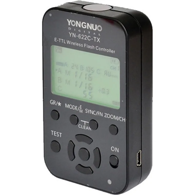 Rádio yongnuo YN-622C-TX e-ttl controlador para canon
