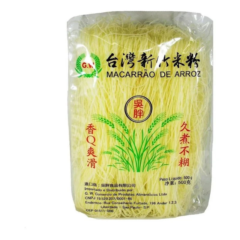 Macarrão De Arroz Bifum Importado 500g - Gw