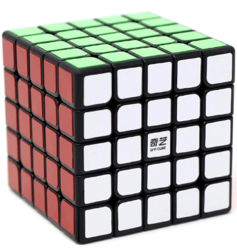 Cubo Mágico Cuber Pro 5 Preto - Cuber Brasil - LC - Jogos E Colecionáveis