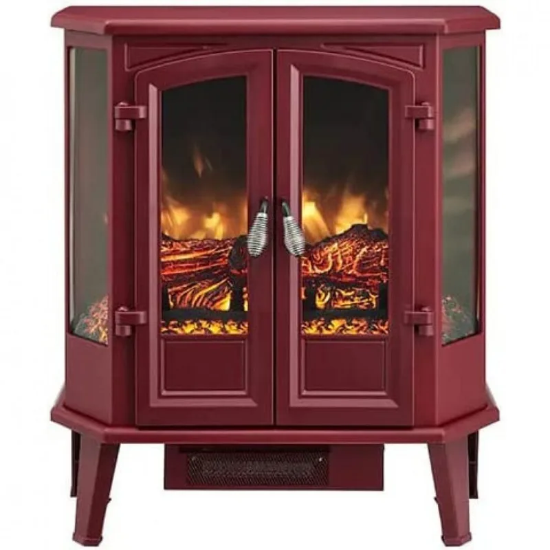 Lareira Elétrica Sp5624 Com Chamas 3d Ajustável, 110v, Hearthpro, Vermelho