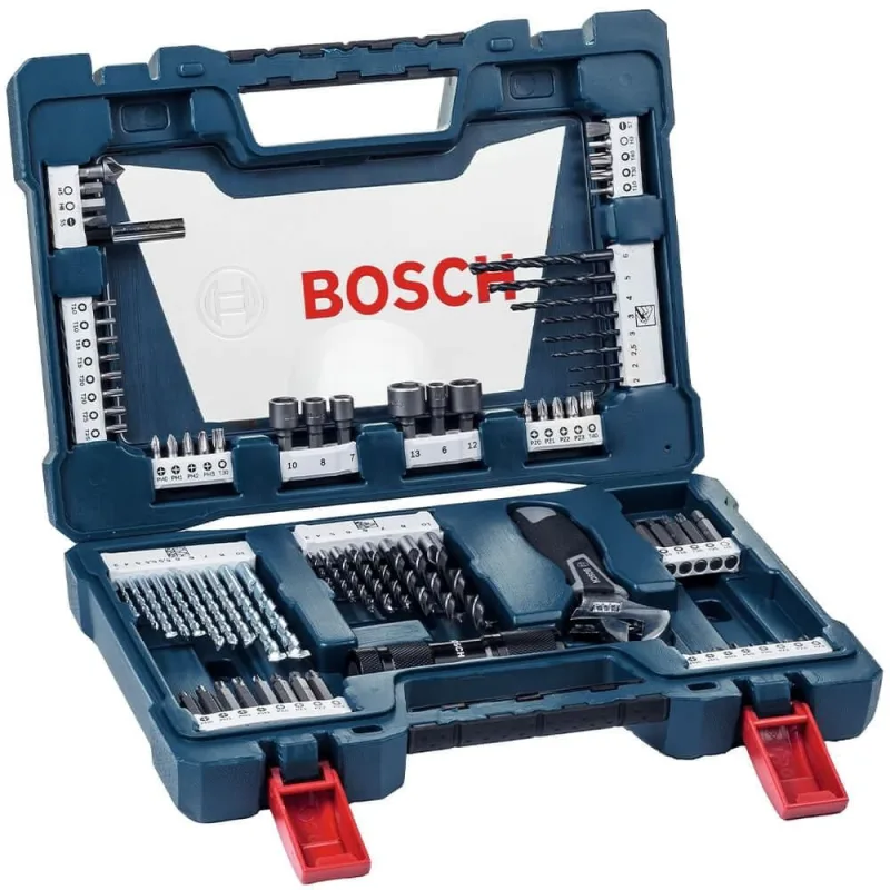 ACESSÓRIO S PARA PARAF FURAR V LINE TITANIO 83PC BOSCH - Bosch