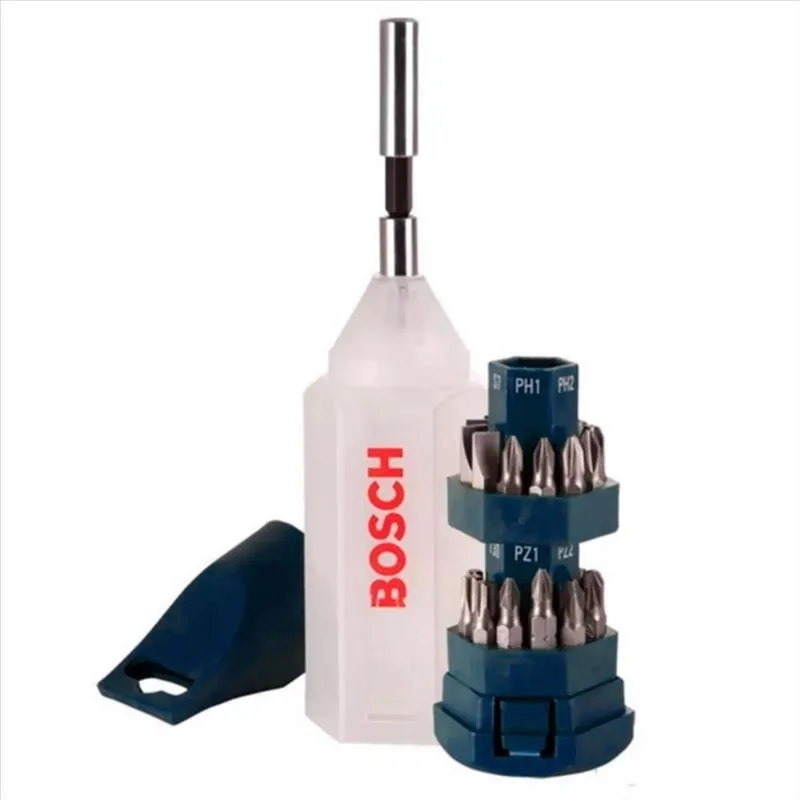 Jogo de Pontas Big Bit 2607017404 com 25 Peças em Aço de Alta Resistência Bosch