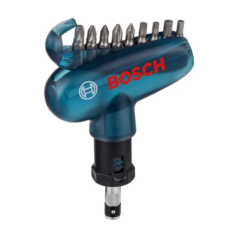 Kit De Bolso De Pontas Bosch Para Parafusar Com 10 Peças