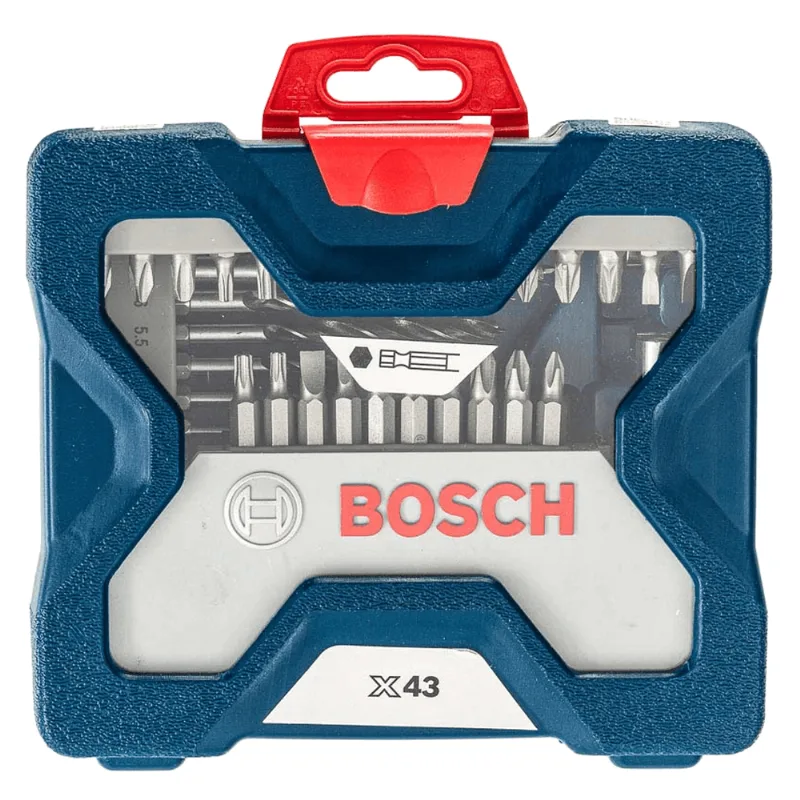Jogo de Pontas e Brocas X-LINE 43 peças Bosch 2607017510-000 2607017510-000