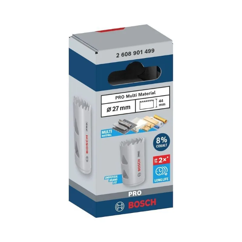 Serra Copo Pro Multi Material Cobalto 27MM com Alta Durabilidade Bivolt Bosch