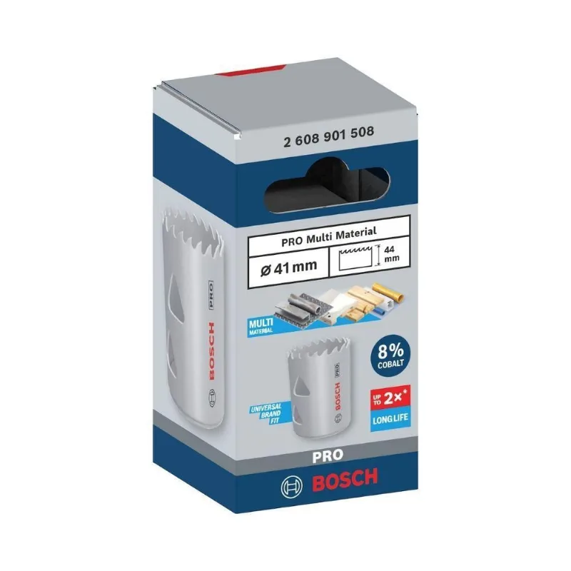 Serra Copo Pro Multi Material Cobalto 41MM com Geometria Vario para Cortes em Materiais Diversos
