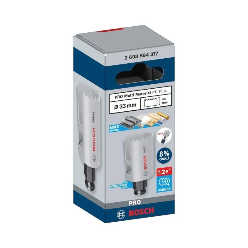Serra Copo Power Change Plus 33MM Cortes Precisos Liga Bimetálica Bosch