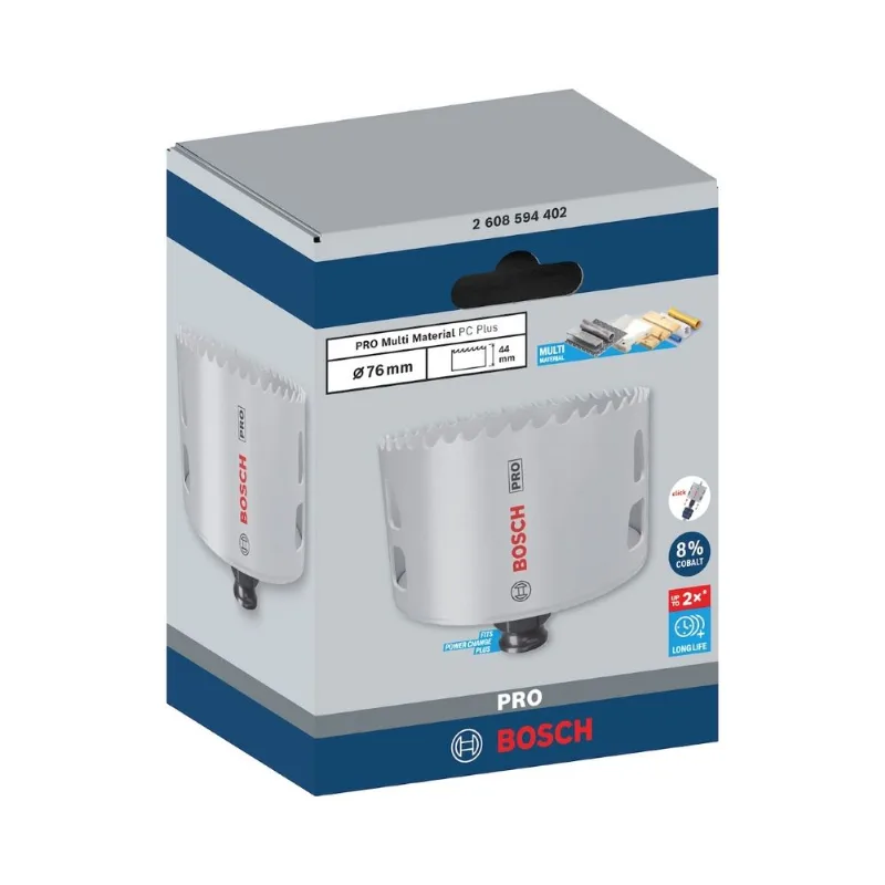 Serra Copo Bosch Pro Multi Material Power Change Plus 76mm