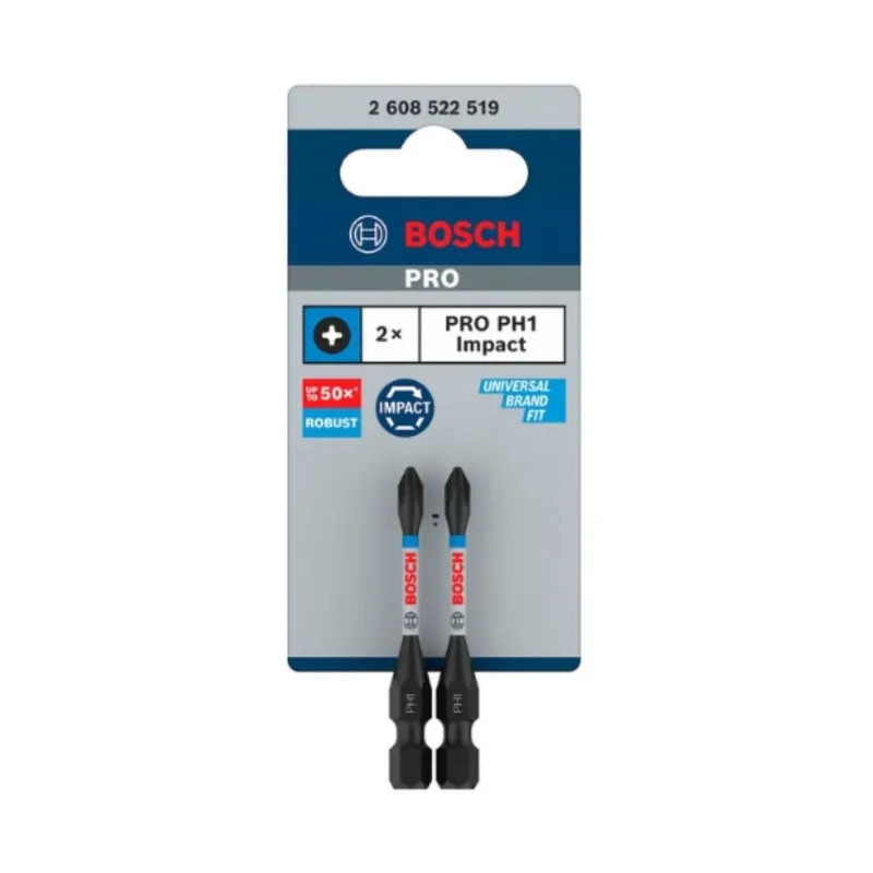 Jogog 2 Bits Phillips Ph1 55Mm Pro Impact - Bosch