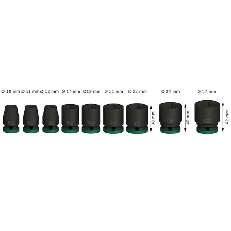 Conjunto de soquete de impacto PRO 1/2" BOSCH