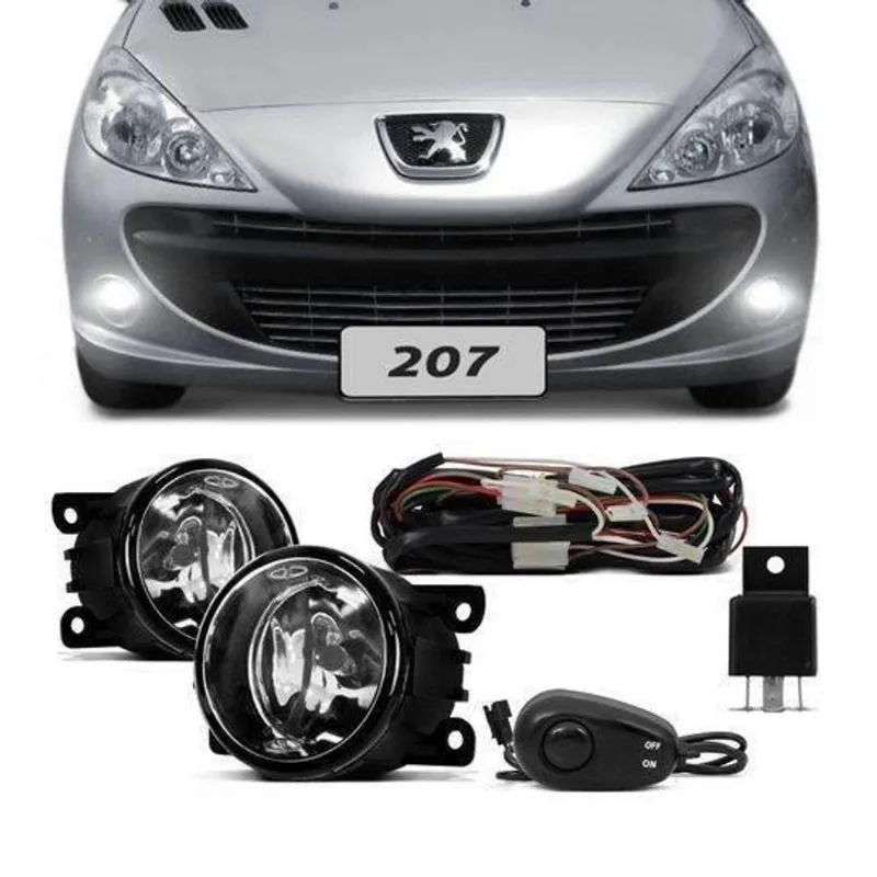 Kit Farol Milha Neb Peugeot Hoggar 207 307 06 07 08 09 10