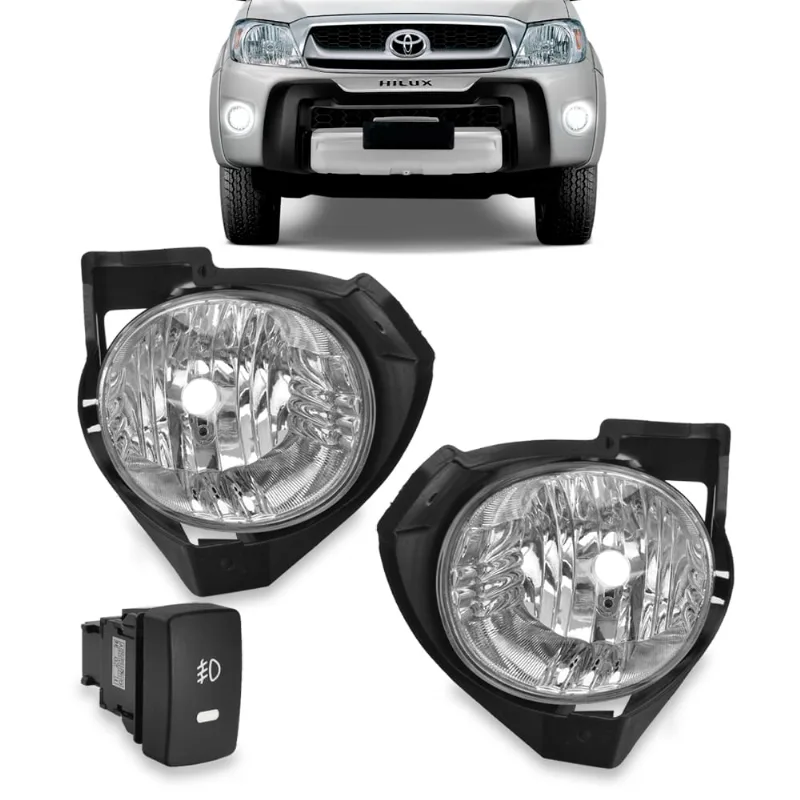 Kit Farol Auxiliar Hilux SRV SR 08/11 Anxt