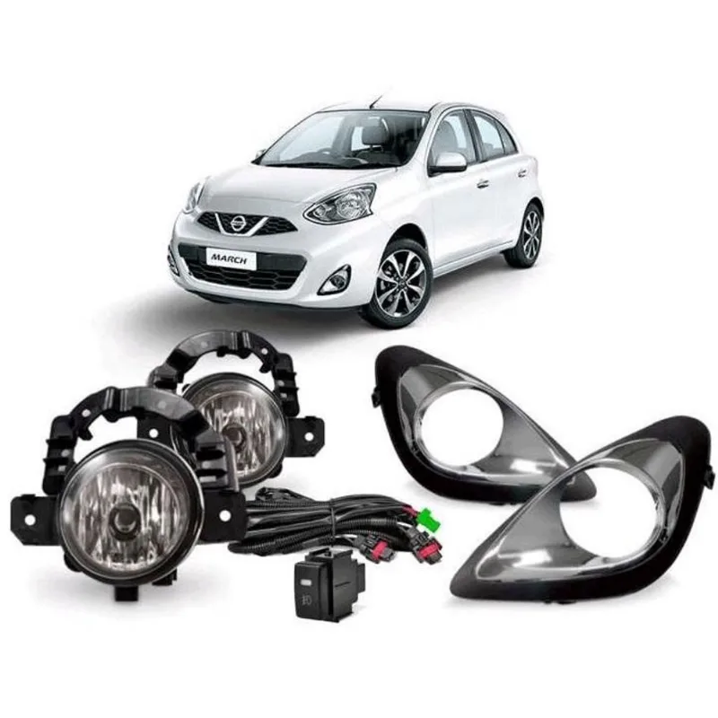 Kit Farol Milha Neblina March 15 16 17 18 19 Modelo Original