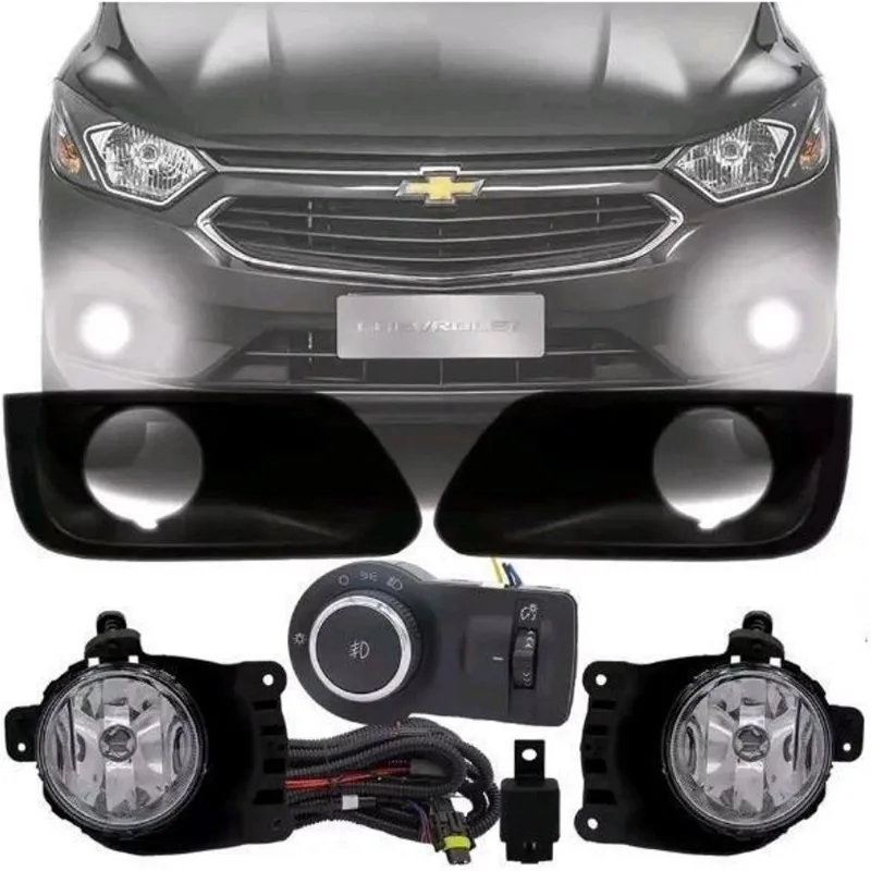 Kit Farol Milha Neblina Onix Lt Ls 17 Prisma 2018