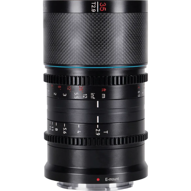 Lente Sirui 35mm T2.9 1.6x Saturn Anamórfica Full-Frame Sony E-Mount