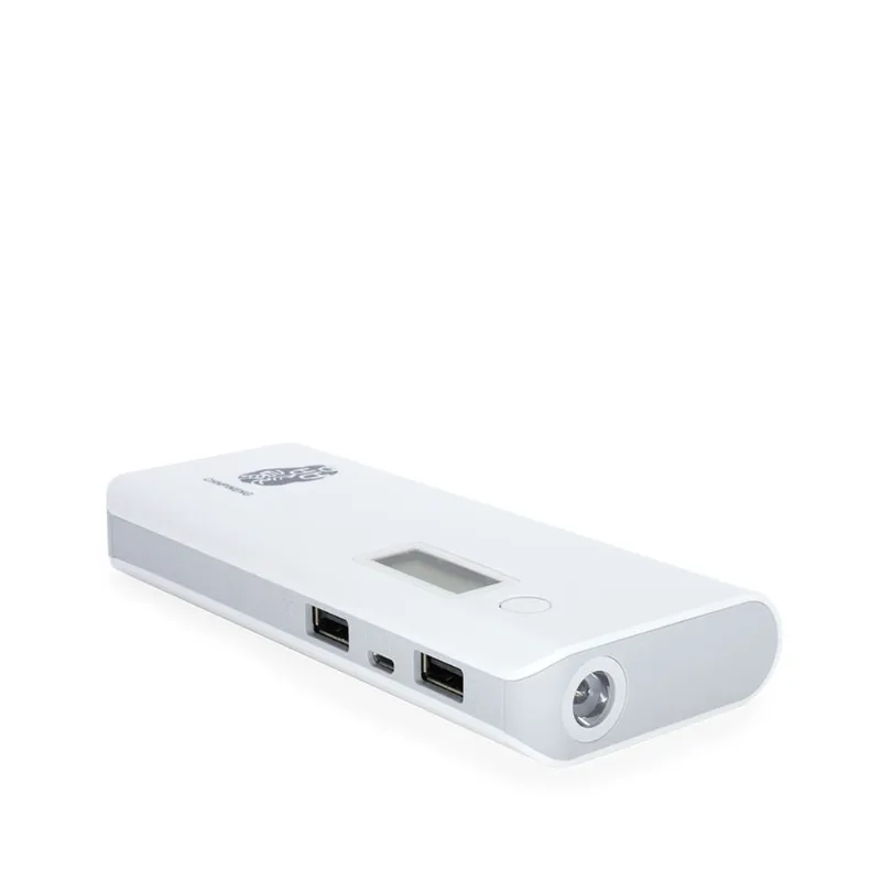 Power Bank 10000mah H'maston Hm-pn-968 - Branco Com Cinza