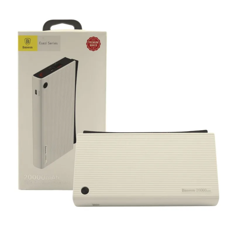 Power Bank Baseus Esazi 2a Quick Charge 20000mah Branco
