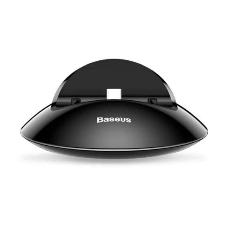 Base Baseus Carregador Preto Conector Tipo C Celular Universal