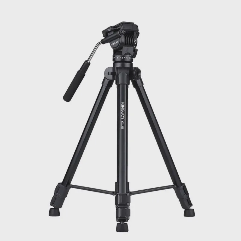Tripé Profissional Kingjoy VT-1500 com Cabeça Semi Hidráulica para até 4kg