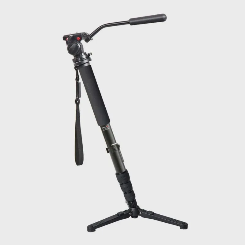 Monopé para Vídeo Kingjoy MP3008 com Cabeça de 2 Vias Pan 360