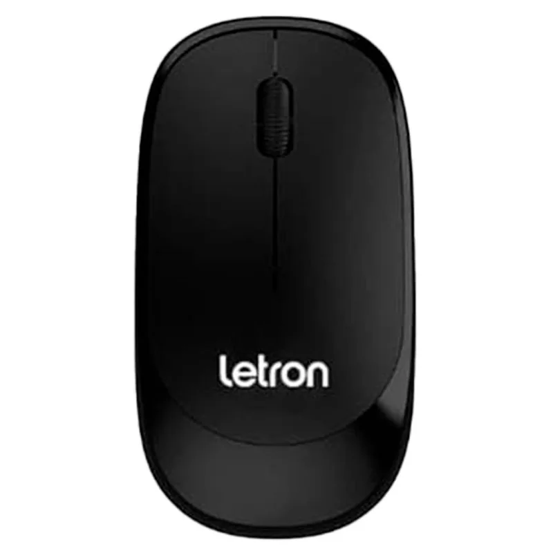 Mouse Sem Fio Letron 1000Dpi Color Fit Preto 1709 R8 (MP)