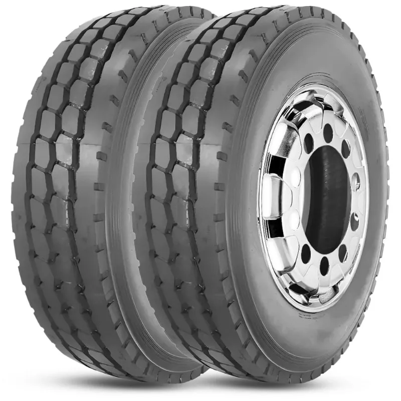 Kit 2 Pneu 275/80r22.5 Linglong 18PR TL MA40A 149/146K