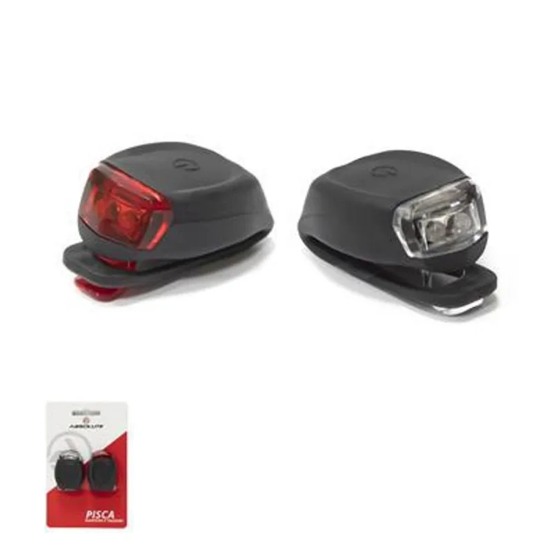 Par Pisca Sinalizador Led Diant/Traseiro Absolute p/ Bike