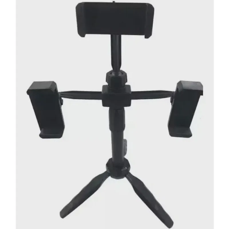 Suporte Triplo De Celular Para Fotos E Vídeos