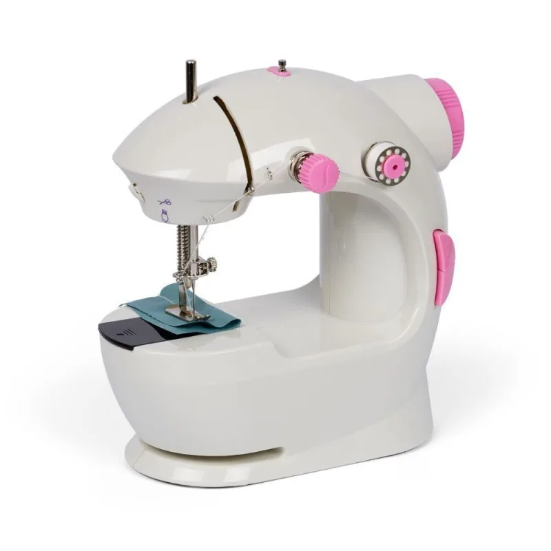 Máquina De Costura Mini Portátil Elétrica Reta Bivolt - OUTRAS - Artesanato