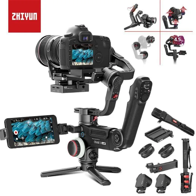 Kit Estabilizador Crane 3 LAB Creator Package para Câmeras DSLR e Mirrorless / Crane3