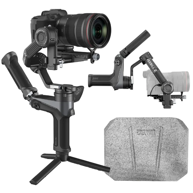 Estabilizador Gimbal Para Câmeras 3 Eixos Zhiyun Weebill 2 Com Tela Touch