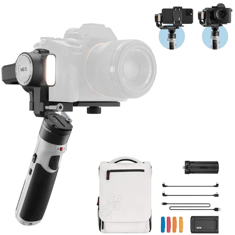 Estabilizador Gimbal Portátil Zhiyun Crane-m2 S Combo Para Câmeras Mirrorless Compactas E Smartphones