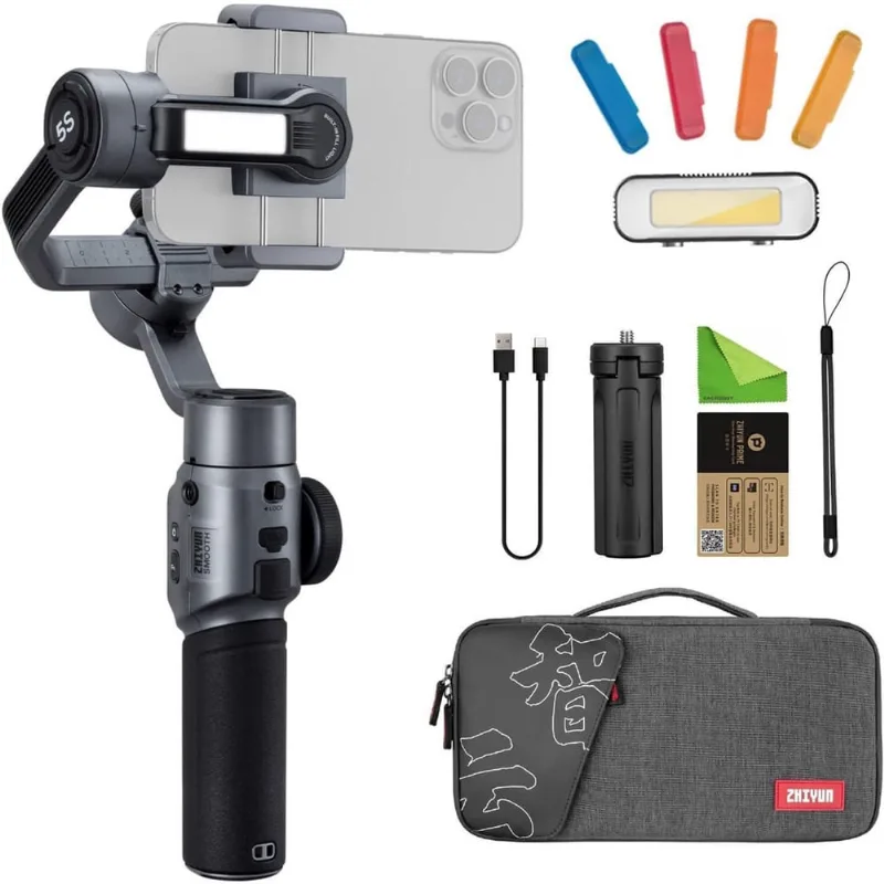 Estabilizador Para Smartphone Zhiyun Gimbal Smooth 5S Combo