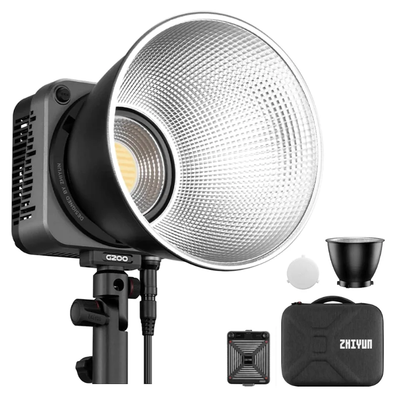 Iluminador LED Zhiyun Molus G200 COB Monolight Bi-Color 200W Bowens (Bivolt)