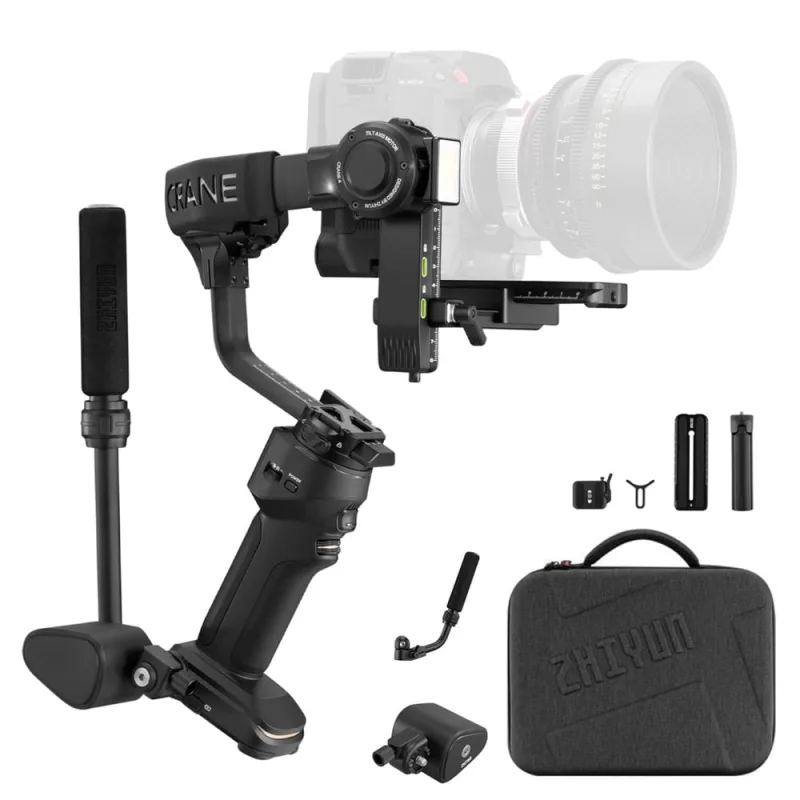 Estabilizador Gimbal Zhiyun Crane 4 Combo com Alça Extensível para Câmeras dslr e Mirrorless - Zhiyun