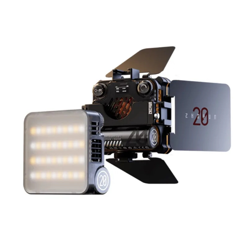 Mini Iluminador LED Zhiyun fiveray M20 Pocket Vídeo Light BiColor 20W Combo
