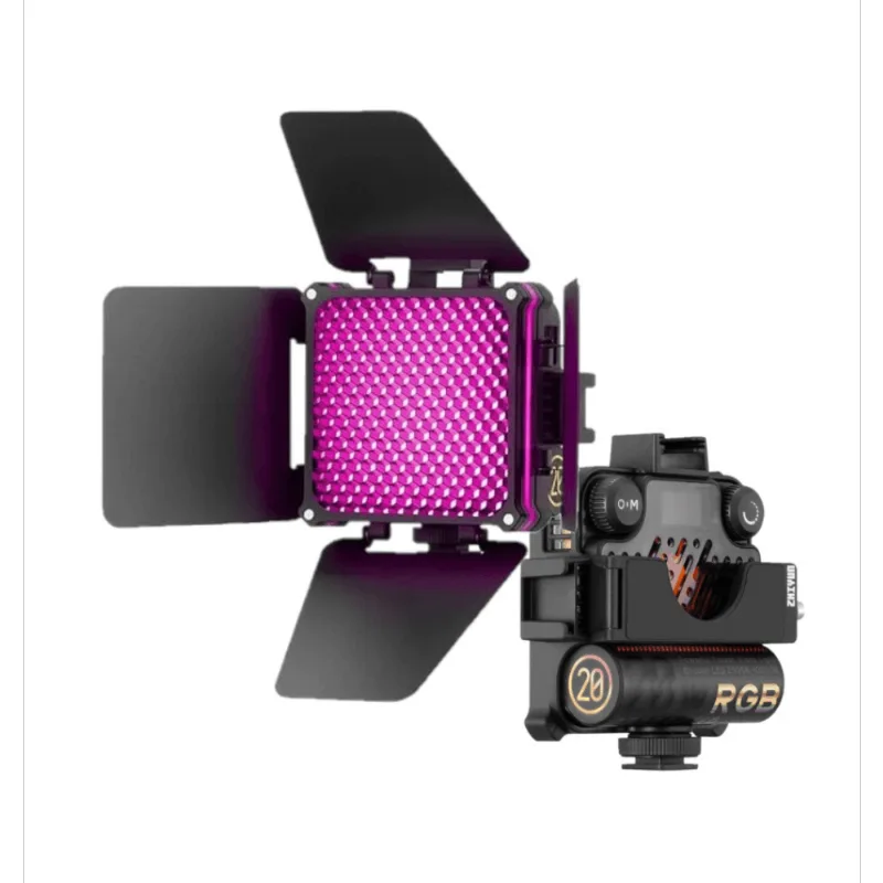 Mini Iluminador LED Zhiyun FIVERAY M20C RGB Pocket Vídeo Light BiColor 20W Combo