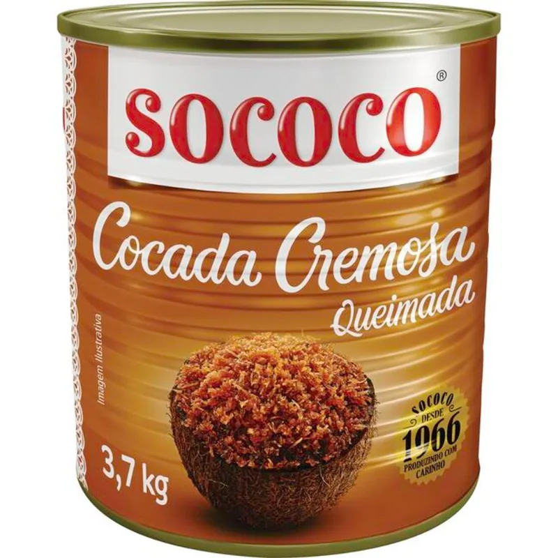 Doce de Coco Sococo Cocada Queimada 3,7kg