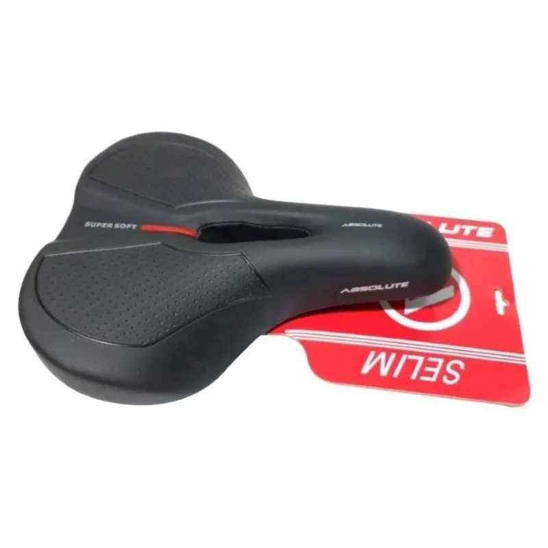 Selim Bike Conforto Absolute Vd851d Vazado Super Soft City