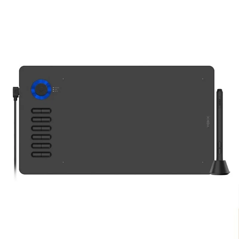 Mesa Digitalizadora Veikk A15pro 10x6 Pol. Caneta 8192 Azul