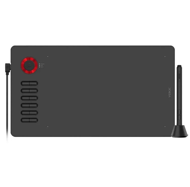Tableta Digitalizadora Veikk A15pro 10x6 + Bolígrafo Rojo 81