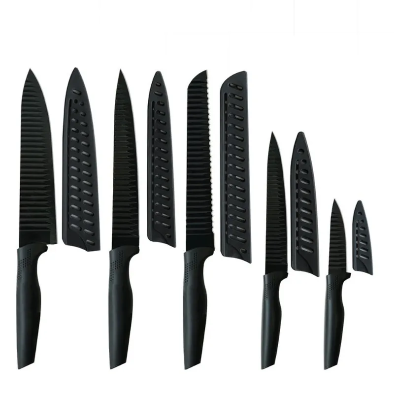 Conjunto de Facas Black Member's Mark Cartela com 5 Peças