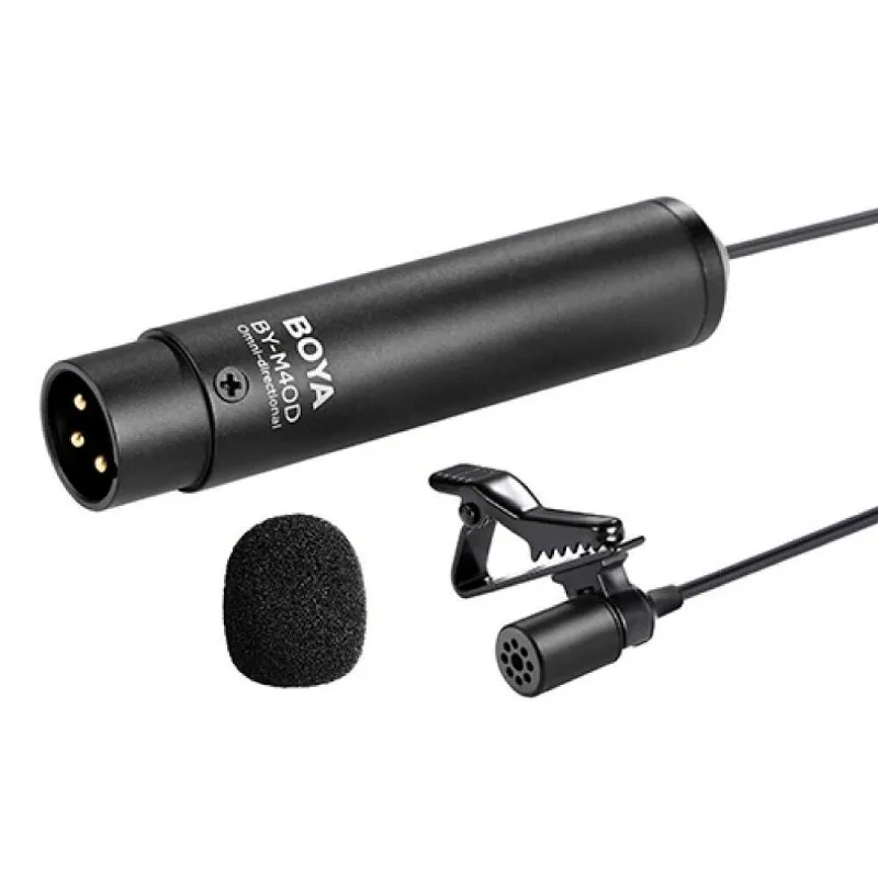Microfone Lapela Xlr Boya By-m40d Homologação: 26861811346