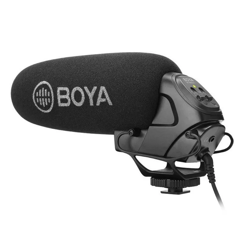 Microfone Direcional Para Câmera Profissional Boya By-bm3031