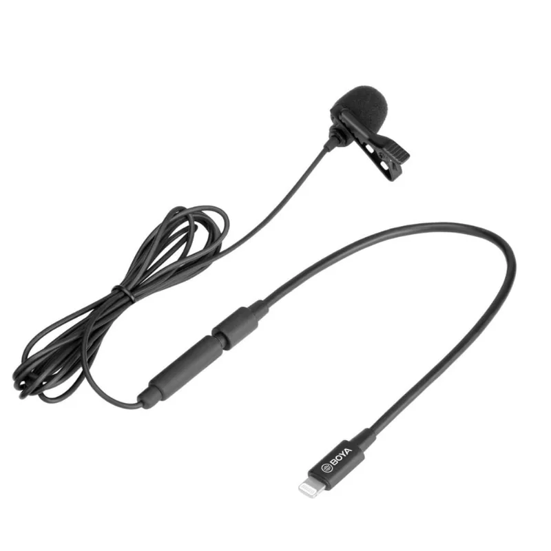Microfone Boya By M2 - Conector Lightning