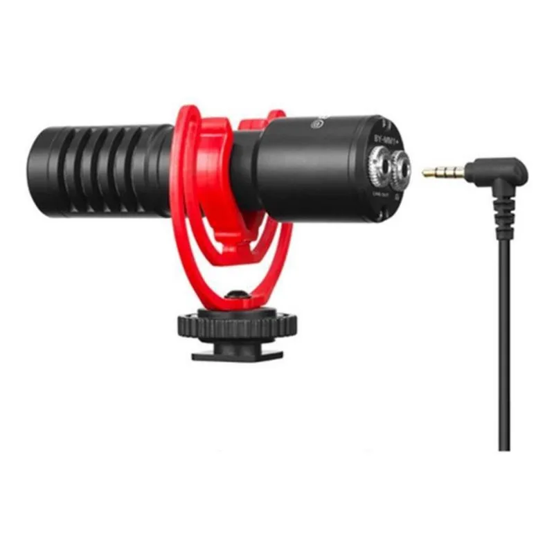 Microfone Boya By-Mm1 Plus Câmera Dslr Smartphone By-Mm1 +