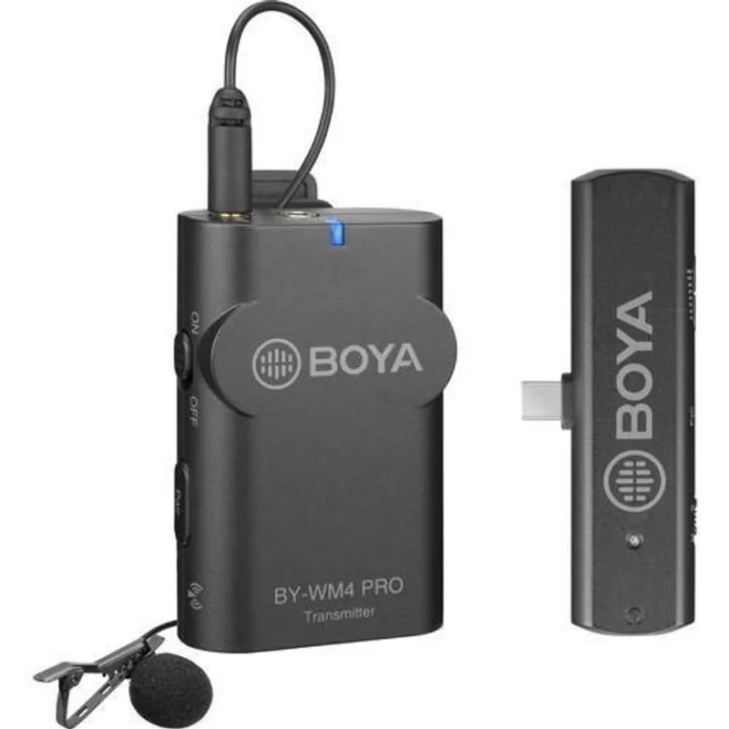 Microfone Boya By-Wm4 Pro K5 S/Fio Para Dispositivos Usb-C